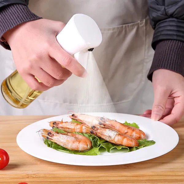 Premium Kitchen Oil Spray Bottle - Versatile Cooking & Baking Tool, Refillable, Easy-to-Use, for Healthy Cooking, Grilling, Salad Dressing, and More