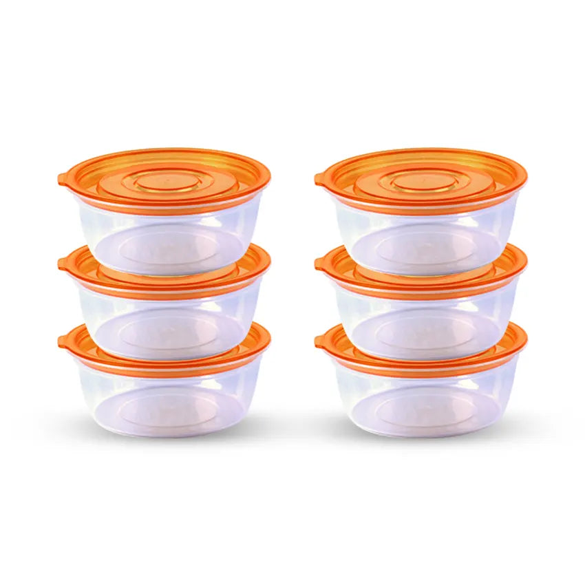 TREND FOOD CONTAINER 6 PCS SET S 390ML