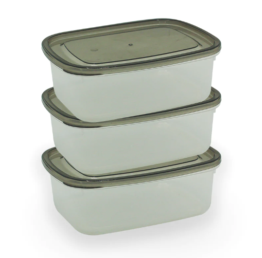 CRISPER FOOD CONTAINER 3PCS SET - M 1000ML