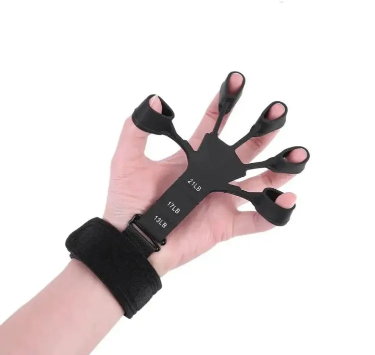 Hand Finger Gripper Finger Exerciser Hand Guitar Finger Exerciser - Hand Gripper - Finger Strengthener Exerciser Grip Wrist Forearm Adjustable Trainer Hand Strength, Precision Control - Resistant Levels Recovery Physical Tools Hand Strengthener Home & Gym