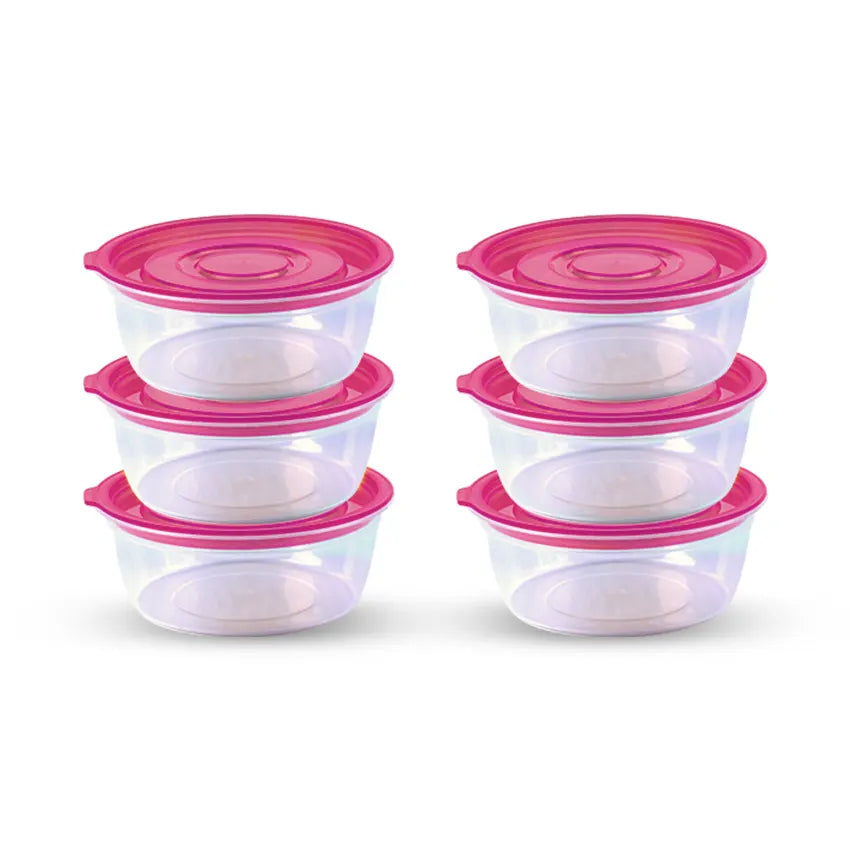 TREND FOOD CONTAINER 6 PCS SET S 390ML