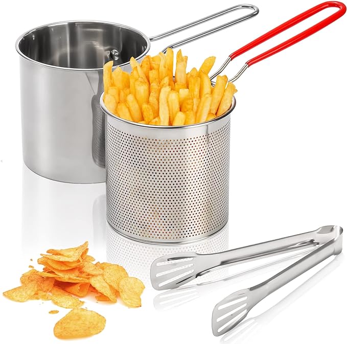 Deep Frying Pot Stainless Steel