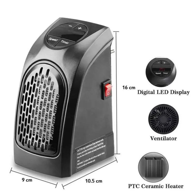 ni Fan Heater portable Electric Heater Household Wall Heater Stove Radiator Plug-In Warmer Machine