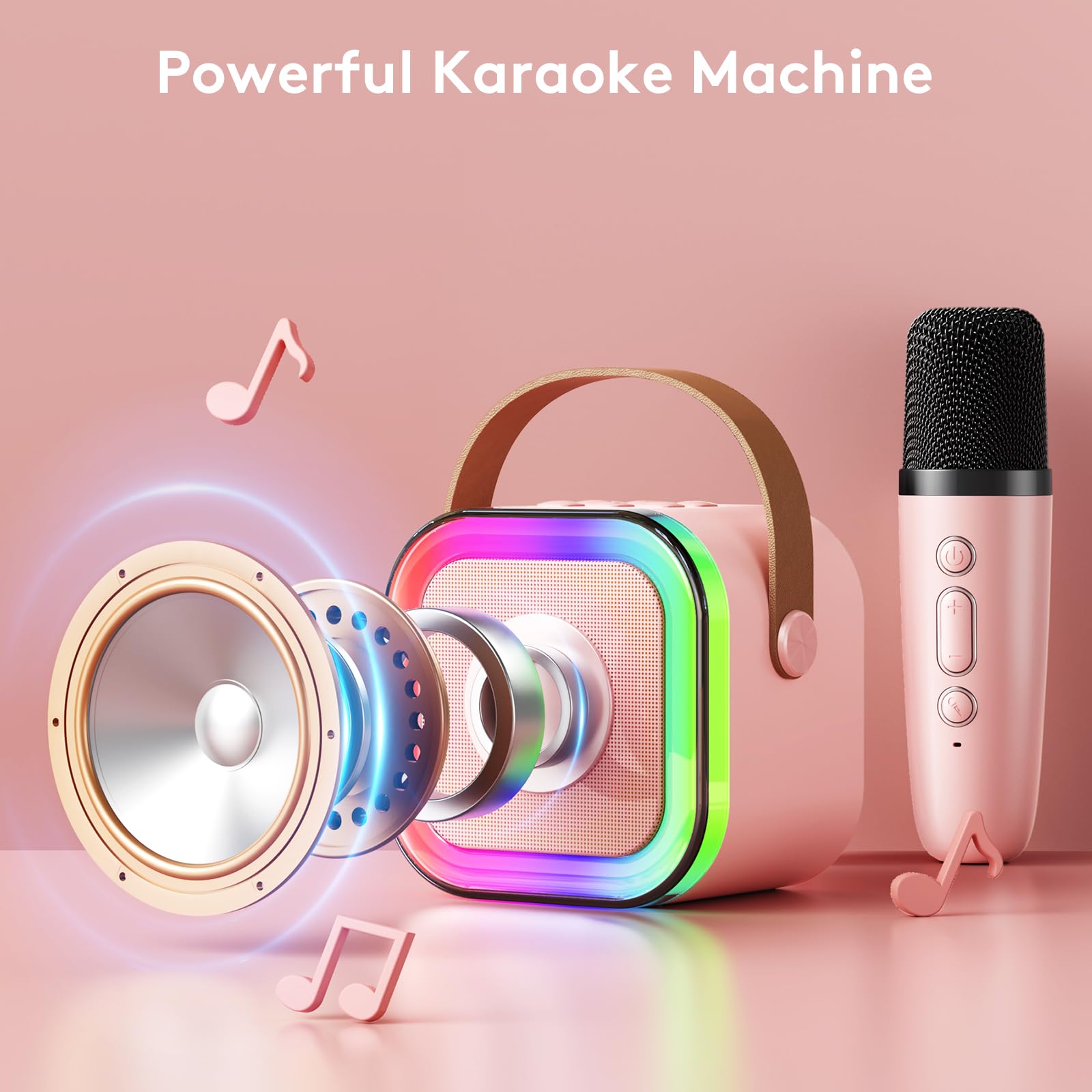 K12 Speaker High-end Bluetooth Audio Small Home Ktv Karaoke Microphone Professional Children's Singing Bluetooth Speaker Column