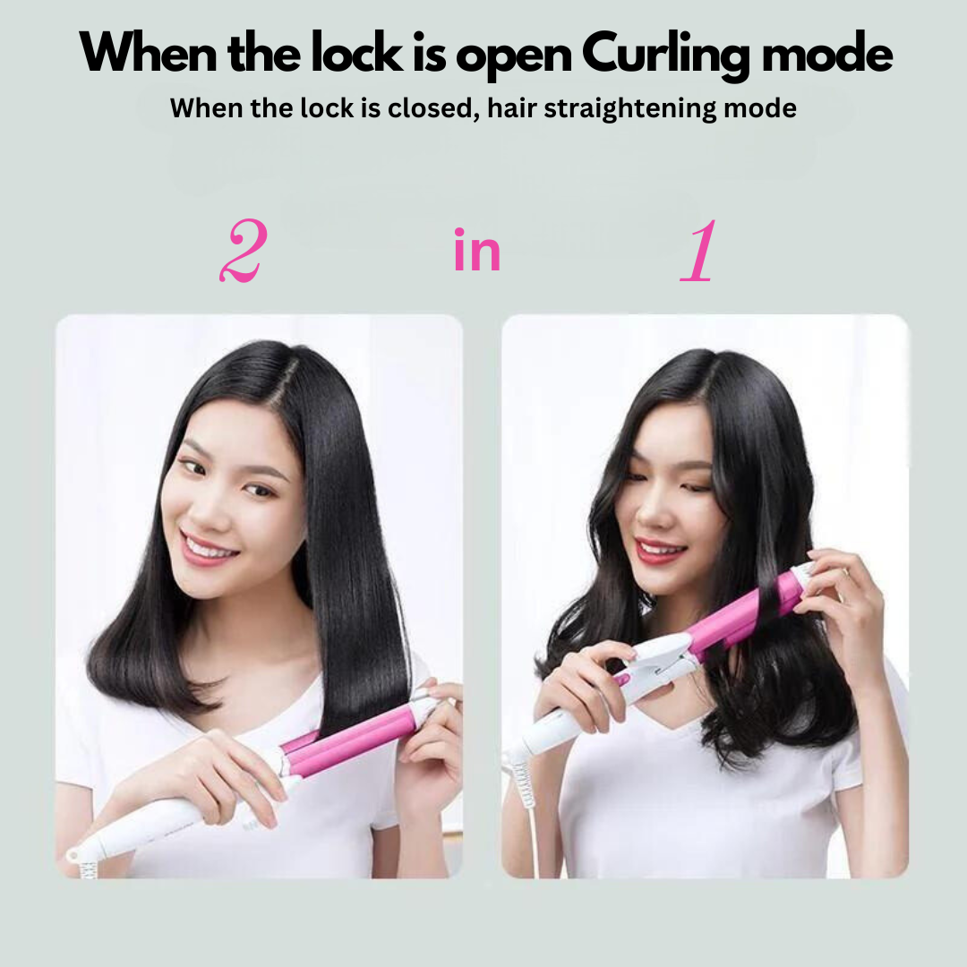 Curling and straightening dual-purpose FH6855 Curling and straightening two-in-one balanced