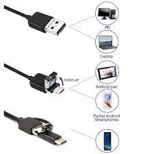 3 In 1 TYPE C/ MICRO USB/ PC ENDOSCOPE CAMERA 3.5M