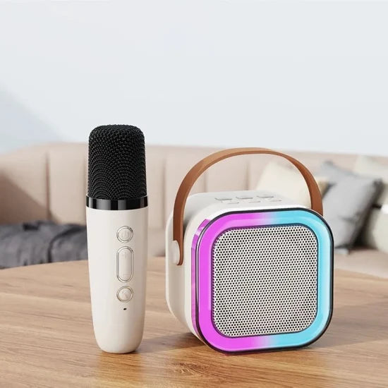 K12 Speaker High-end Bluetooth Audio Small Home Ktv Karaoke Microphone Professional Children's Singing Bluetooth Speaker Column