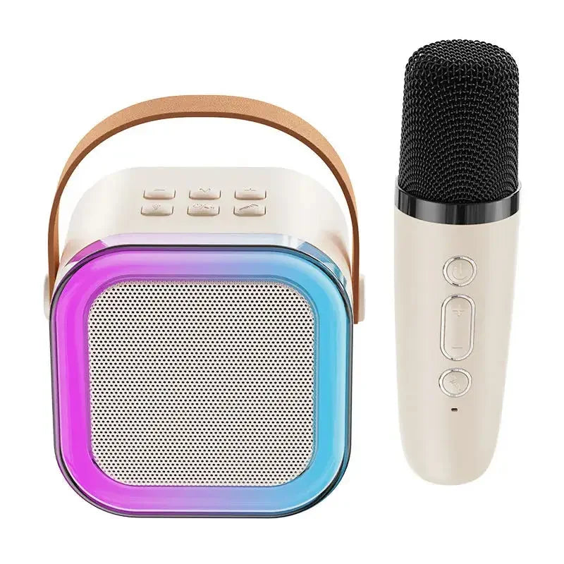 K12 Speaker High-end Bluetooth Audio Small Home Ktv Karaoke Microphone Professional Children's Singing Bluetooth Speaker Column