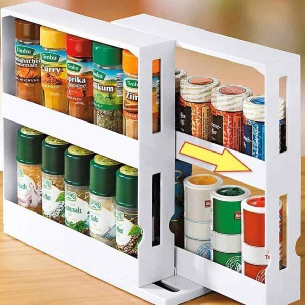 Multifunctional Rotating Storage Organizer Rack In Pakistan