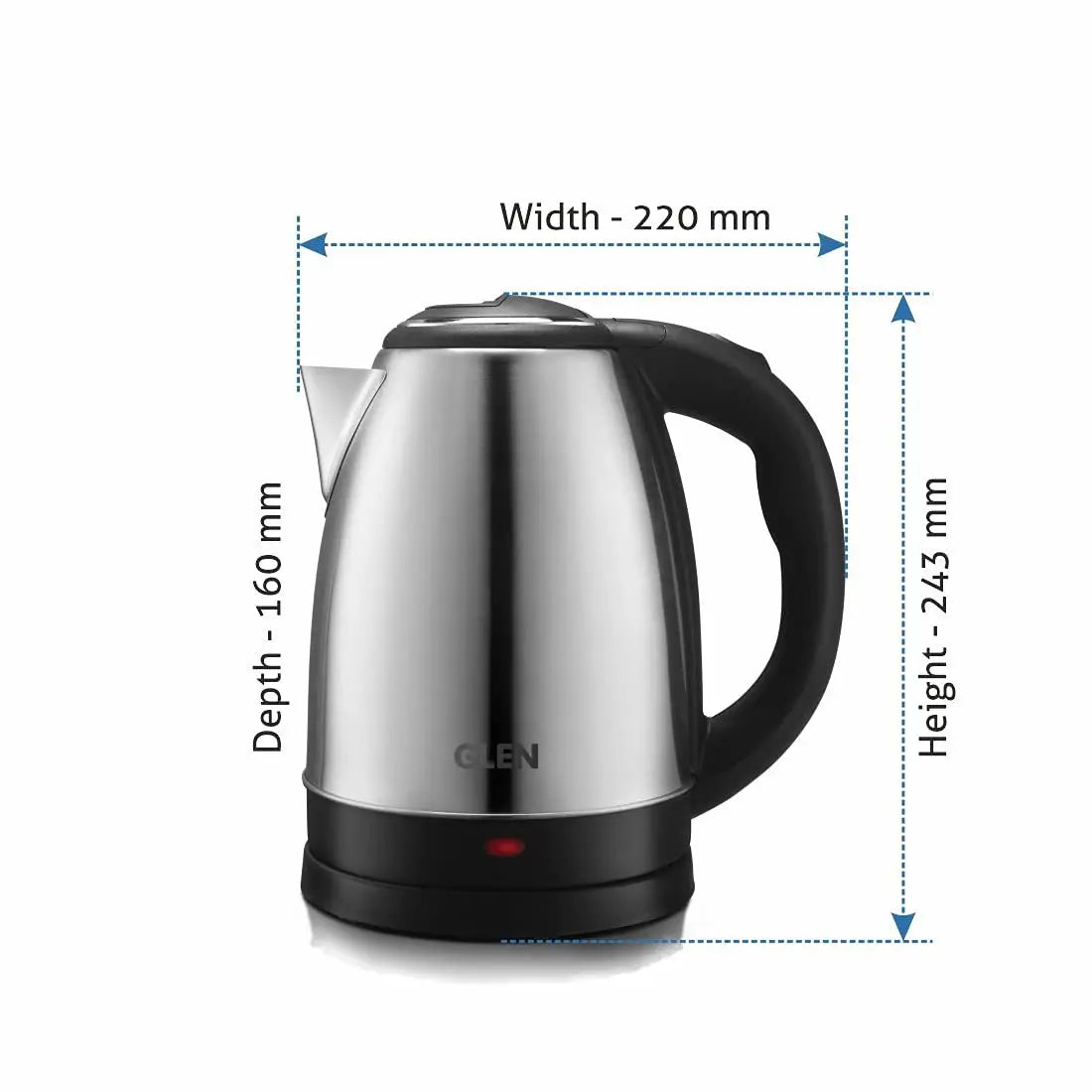 Electric Kettle Stainless Steel Body With 2.0 Liter Capacity, Automatic Turn Off Technology Electric Cattle Premium Quality & Polished Body Kettle