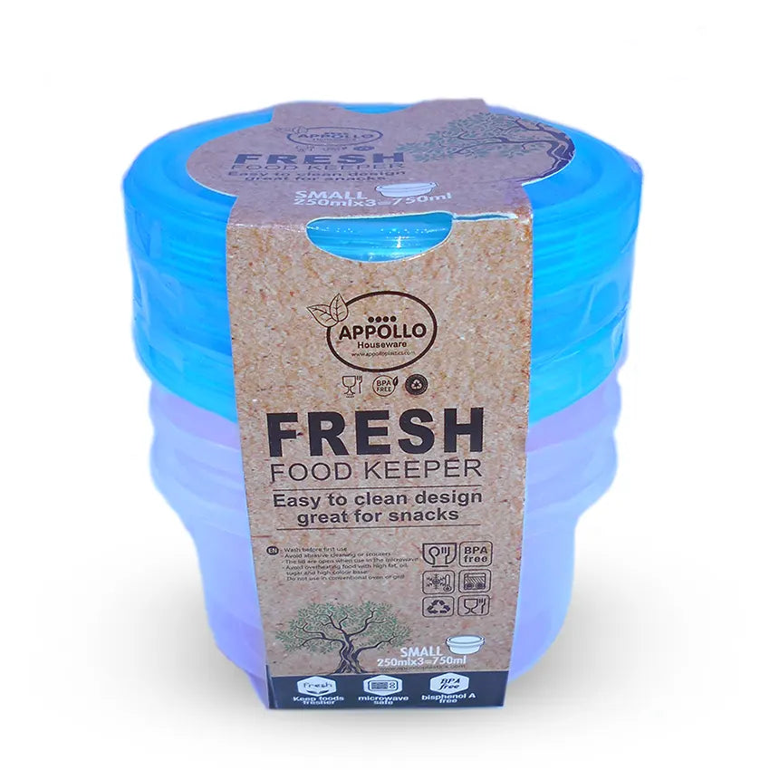 FRESH FOOD CONTAINER 6 PCS SET S 250ML