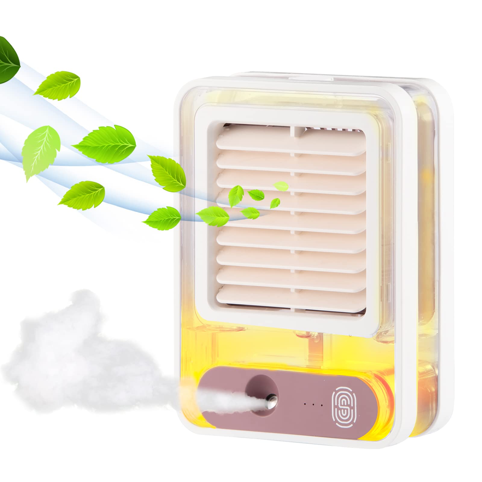 Stay Cool Anywhere: Portable Desktop Spray Fan for Instant Refreshment!