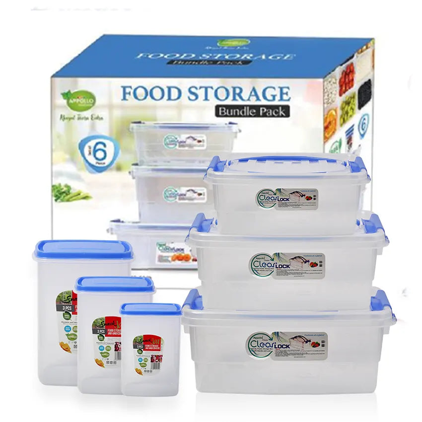 MULTIPURPOSE STORAGE BUNDLE 6 PCS SET