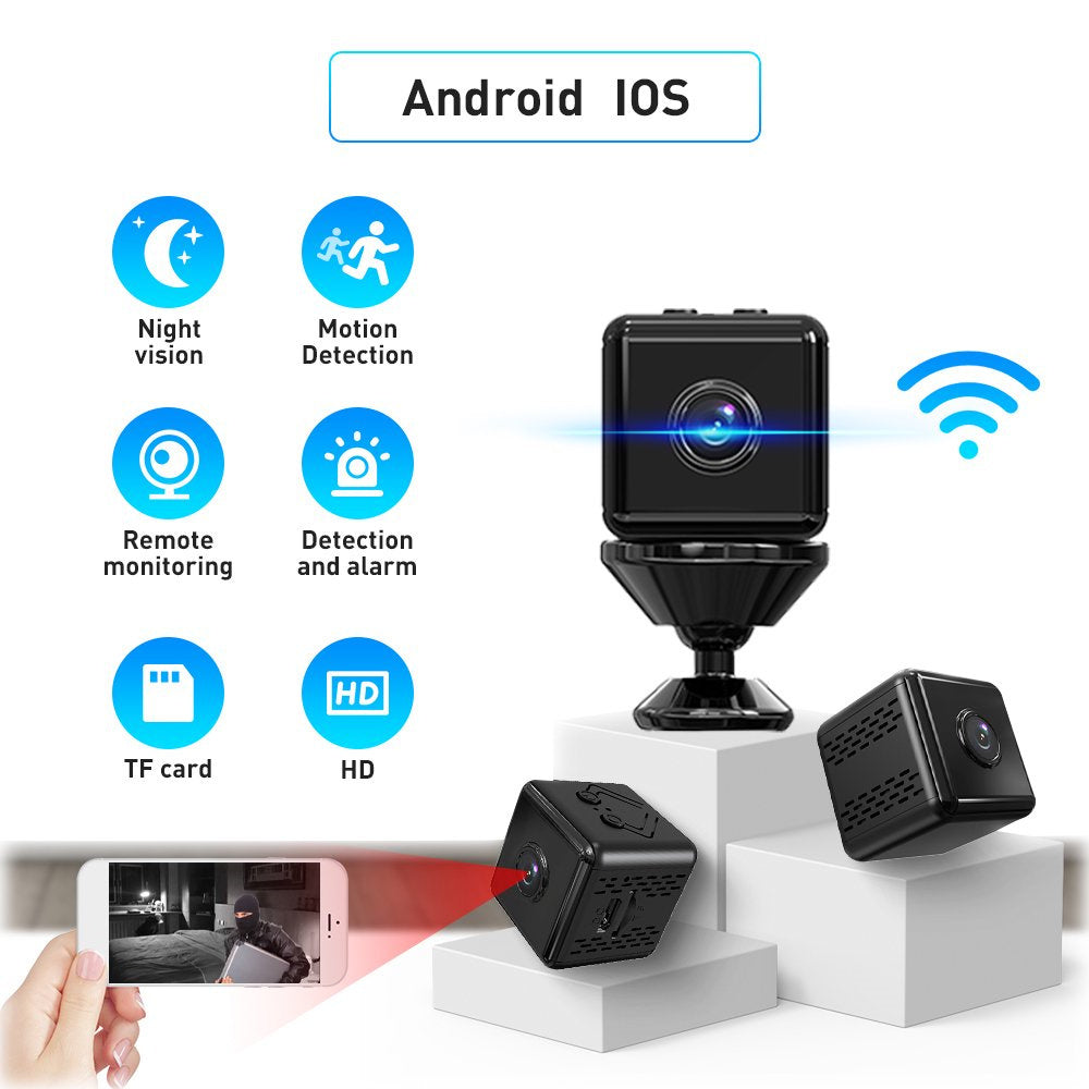 X9 1080p Hd 2mp Magnetic Wifi Mini Camera With HDWIFICAMPRO App