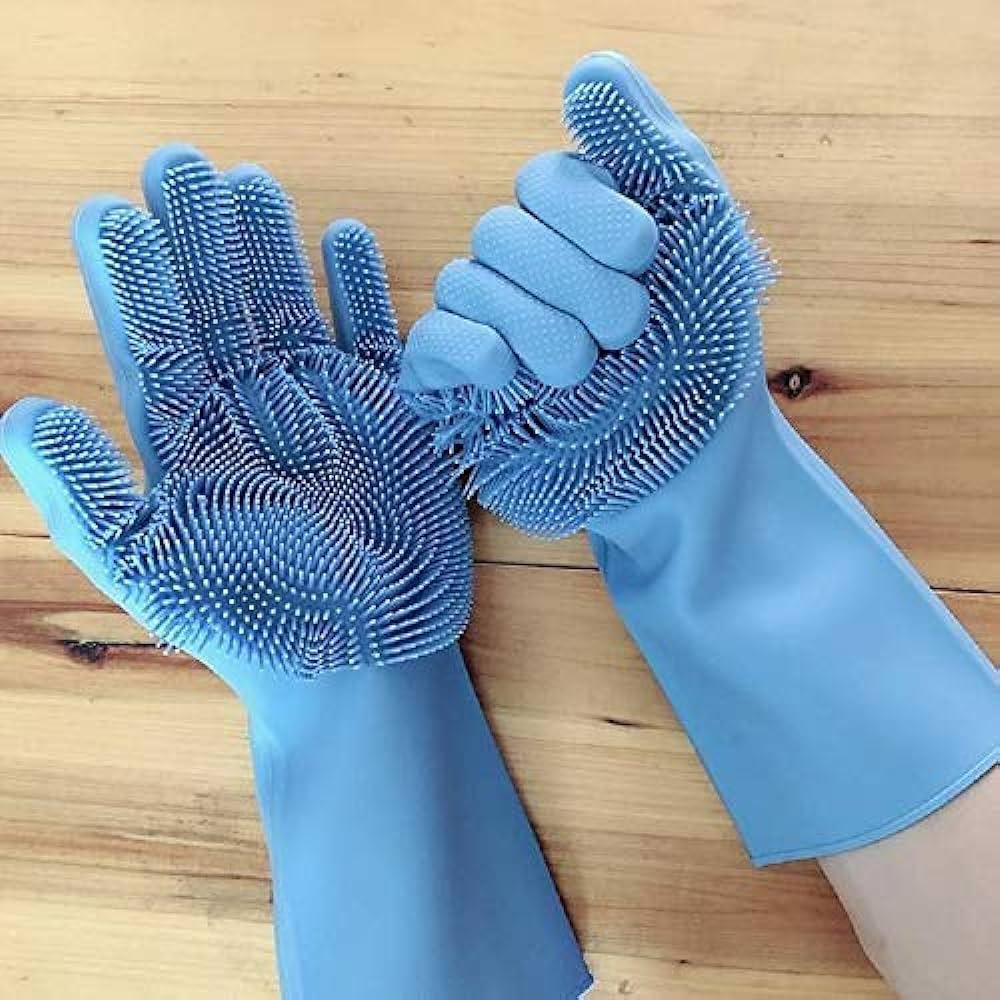 Innovative New Hand Scrubber Gloves – Perfect for Efficient Household Cleaning Tasks