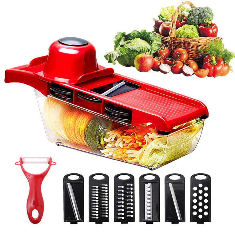 New Mandoline Slicer Vegetable Cutter 6 In 1