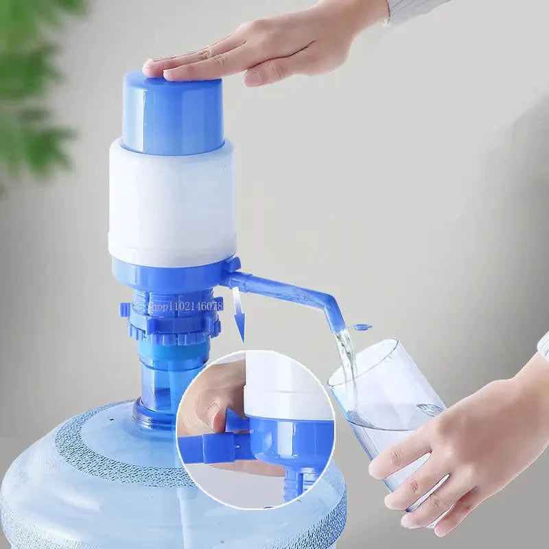 Manual Water Dispenser, Portable Hand Press Dispenser, Handle Water Pressure Device, Easy Drinking Water Pump, Universal Manual Drinking Water Pump