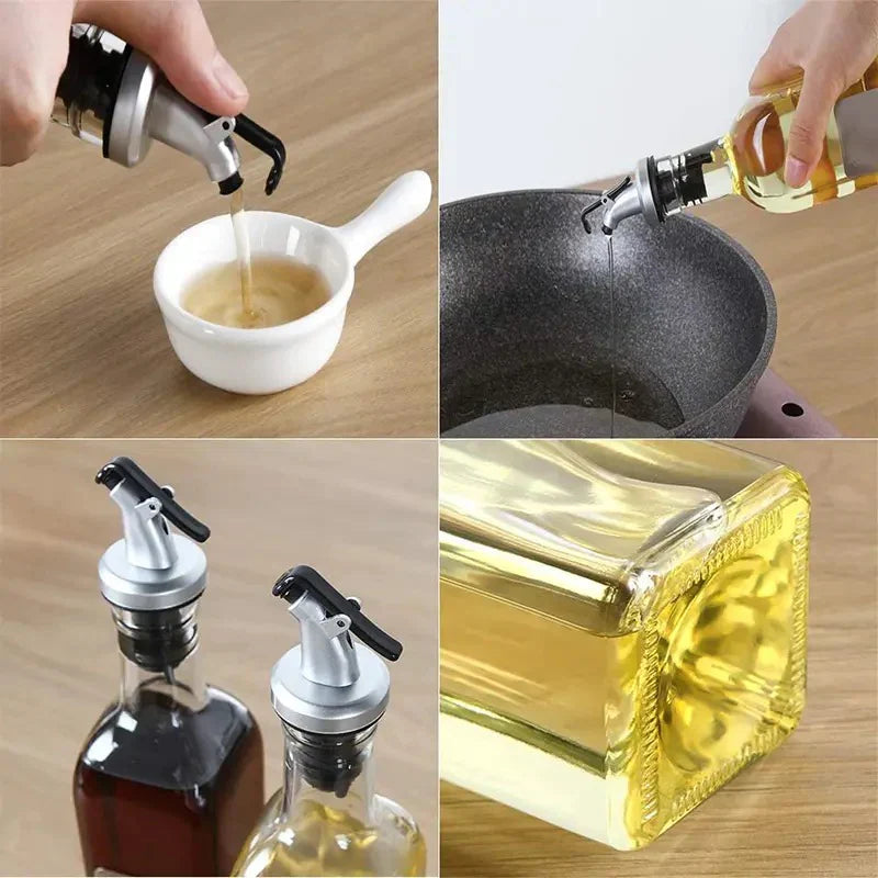 500ml Oil Glass Bottle, Creative Oil Dispenser, Kitchen Cooking Seasoning Bottle, Cooking Oil Tank Bottle