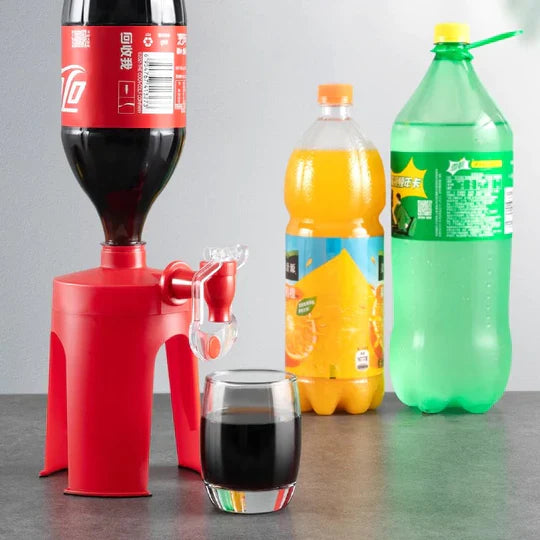 Creative Upside Down Automatic Drink Dispenser, Soda Bottle Drink Dispenser, Fizz Saver Cold Drink Dispenser, Water Bottle Dispenser, Portable Drinking Soda Gadget