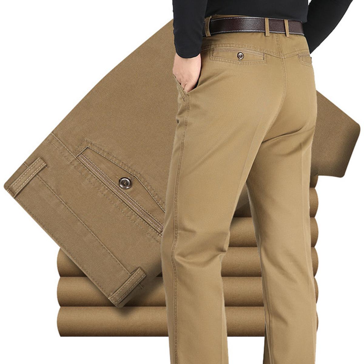 Cotton Jeans Pants For Men Amazing Quality Autumn And Winter Cotton Jeans Pants In Camel Color For Formal And Casual Wear